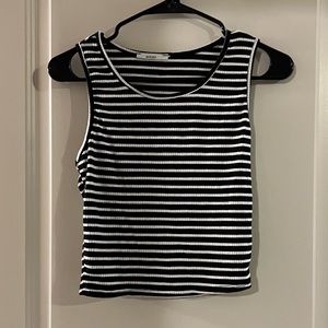 Striped crop top